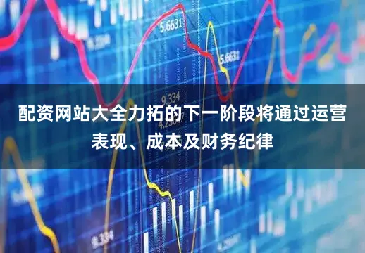 配资网站大全力拓的下一阶段将通过运营表现、成本及财务纪律
